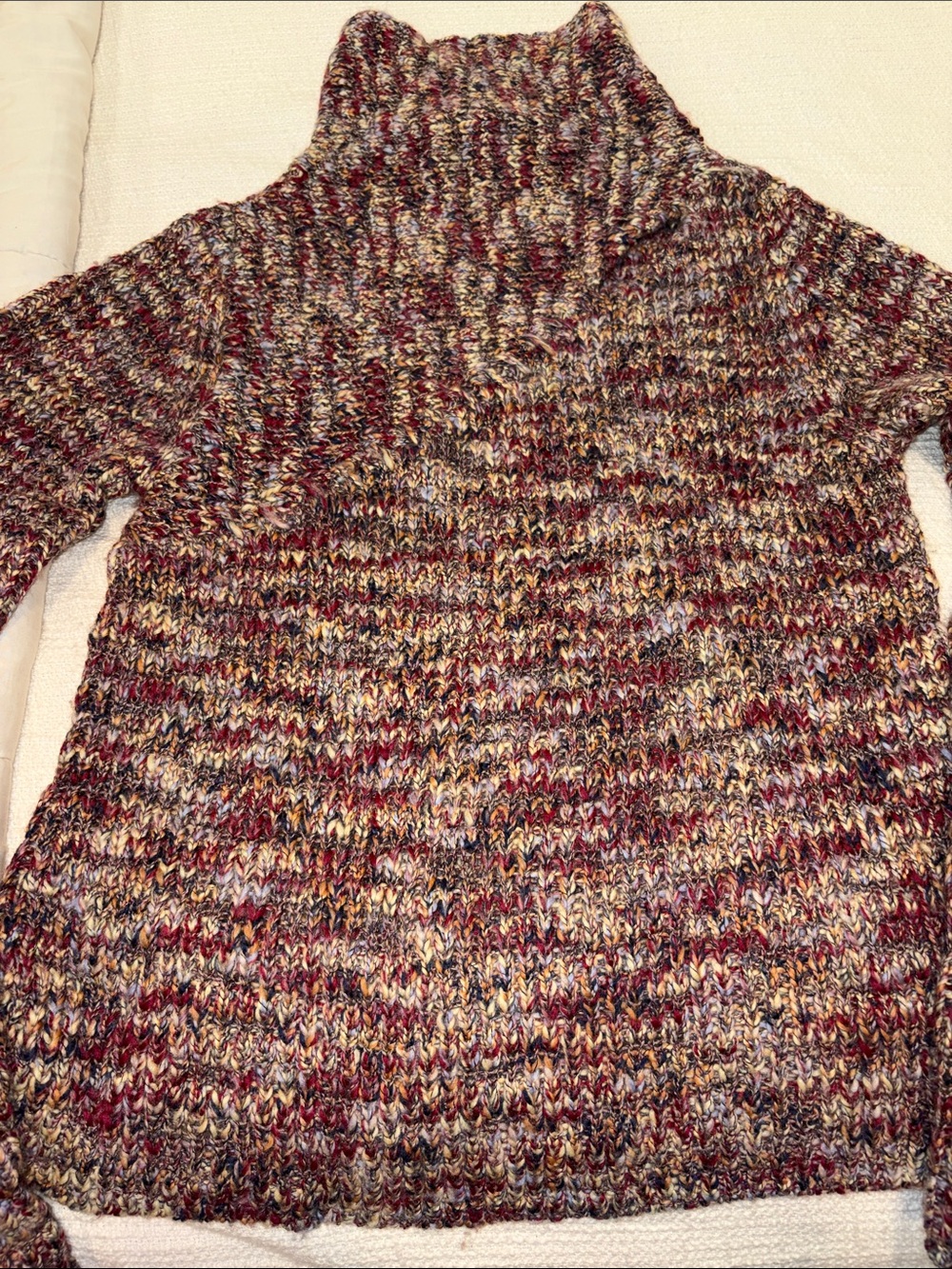 Beautiful Yigal AzrouelCozy Multicolor Turtleneck Sweater - Women's Large